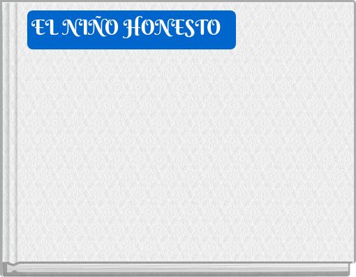 Book Cover for: EL NIÑO HONESTO