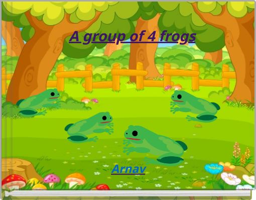 A group of 4 frogs