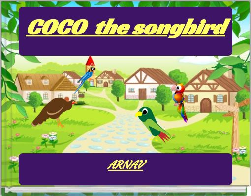 Front cover of 'COCO the songbird' 