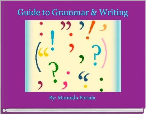 Front cover of 'Guide to Grammar & Writing' 