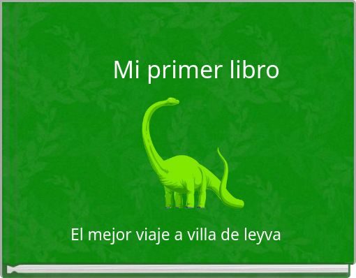 Front cover of 'Mi primer libro' 