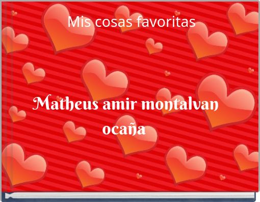 Front cover of 'Mis cosas favoritas' 