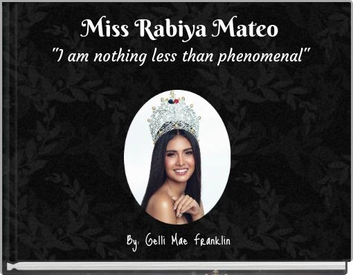 Front cover of 'Miss Rabiya Mateo 