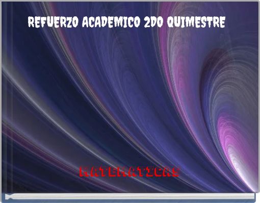 REFUERZO ACADEMICO 2DO QUIMESTRE