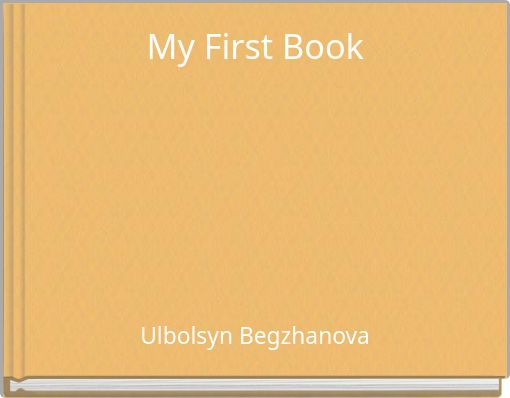 My First Book