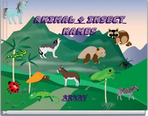 Animal + insect names