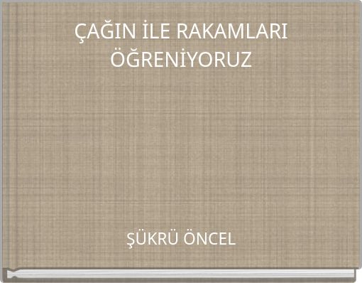Front cover of 'ÇAĞIN İLE RAKAMLARI ÖĞRENİYORUZ' 