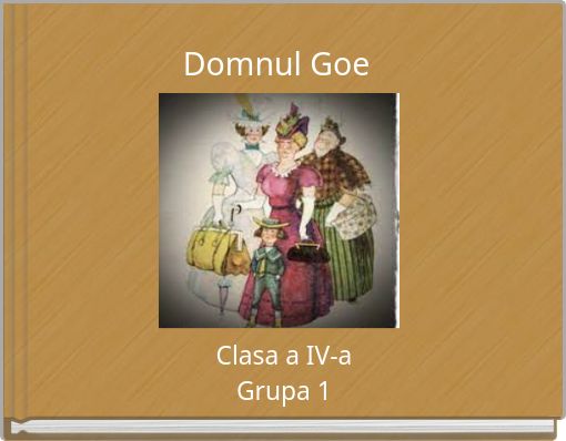 Front cover of 'Domnul Goe' 