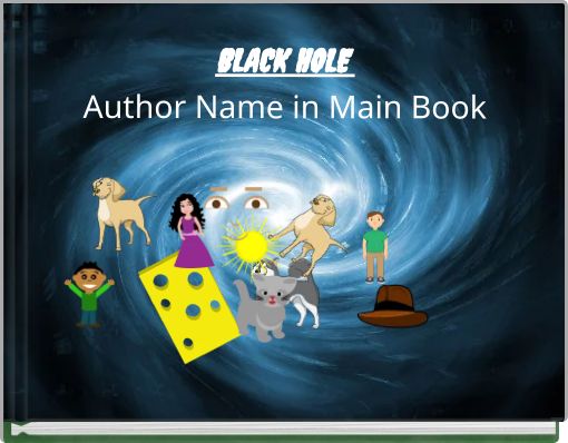 BLACK HOLE Author Name in Main Book