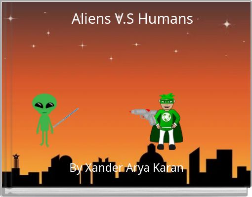 Front cover of 'Aliens V.S Humans' 