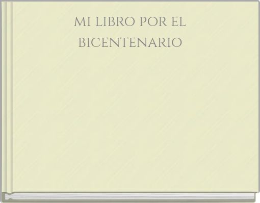 mi libro por el bicentenario