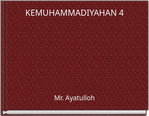 Front cover of 'KEMUHAMMADIYAHAN 4' 