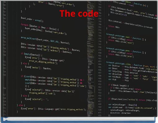 The code