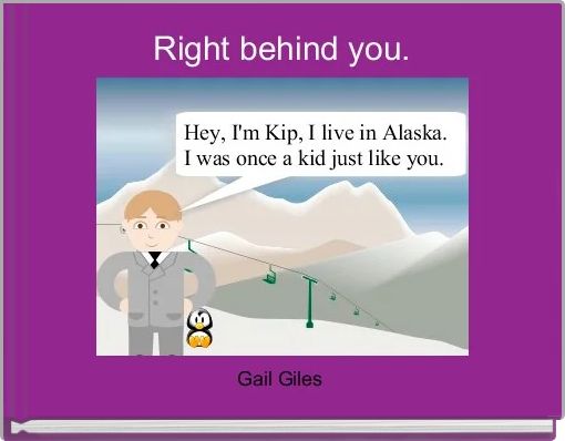 Front cover of 'Right behind you.' 