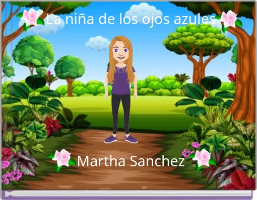 Book Cover for: La niña de los ojos azules Martha Sanchez