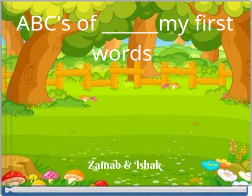 ABC's of ______my first words