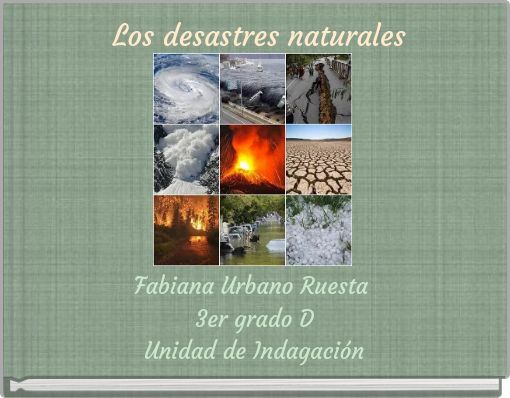Los desastres naturales