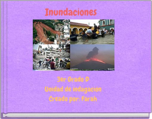 Front cover of 'Inundaciones' 