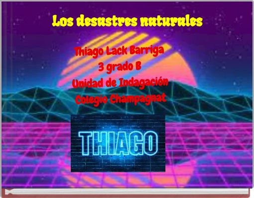 Front cover of 'Los desastres naturales' 