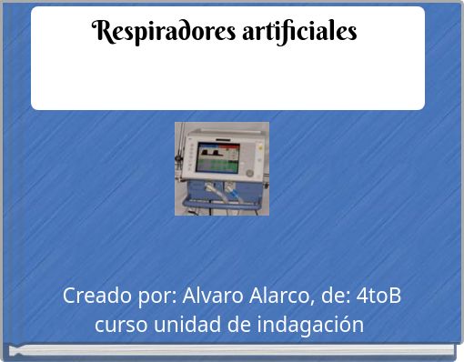 Book Cover for: Respiradores artificiales