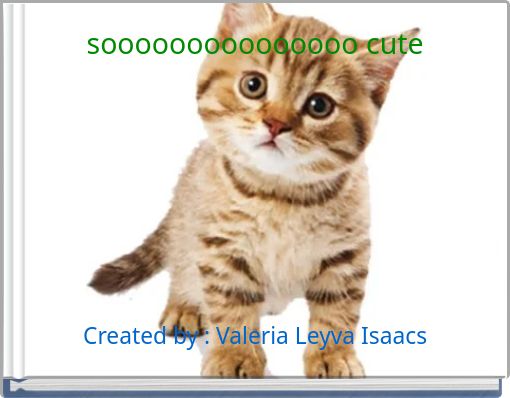 Front cover of 'sooooooooooooooo cute' 