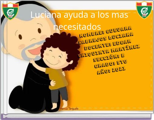 Book Cover for: Luciana ayuda a los mas necesitados