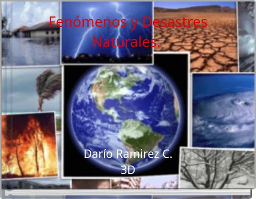 Front cover of 'Fenómenos y Desastres Naturales.' 