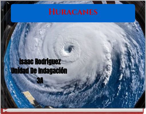 Front cover of 'Huracanes' 