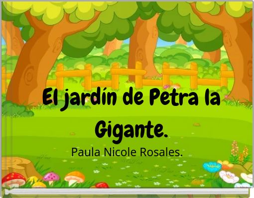 Front cover of 'El jardín de Petra la Gigante.' 