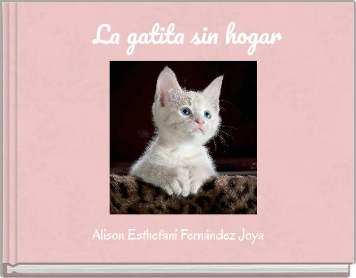 Front cover of 'La gatita sin hogar' 