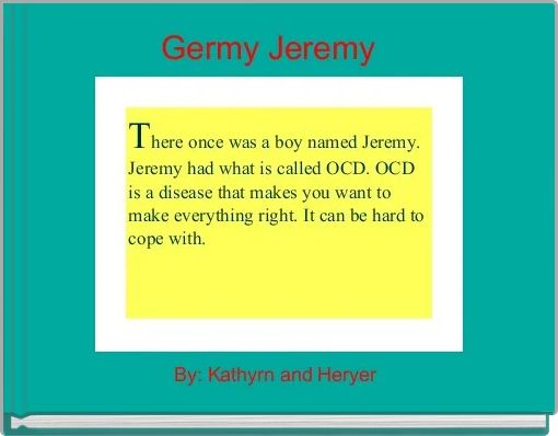 Front cover of 'Germy Jeremy  ' 