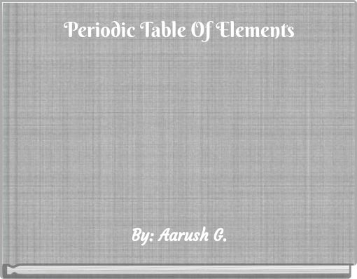 Periodic Table Of Elements