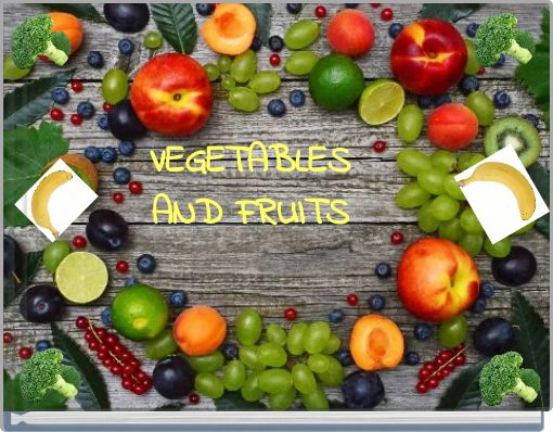 Front cover of 'VEGETABLES AND FRUITS' 