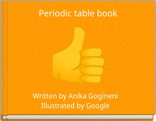 Periodic table book