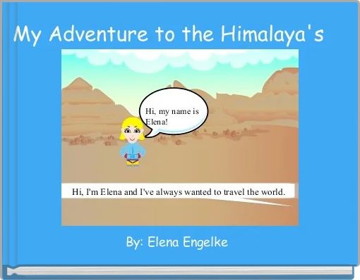Front cover of 'My Adventure to the Himalaya's  ' 