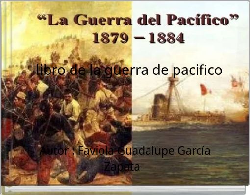 Front cover of 'libro de la guerra de pacifico' 