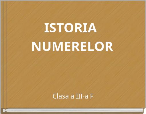 ISTORIA NUMERELOR