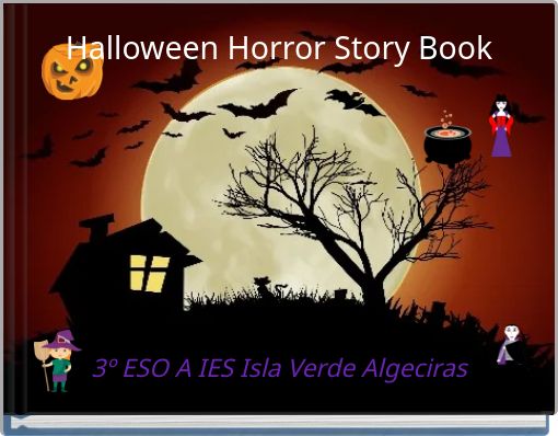 Front cover of 'Halloween Horror Story Book' 