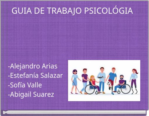 GUIA DE TRABAJO PSICOLÓGIA