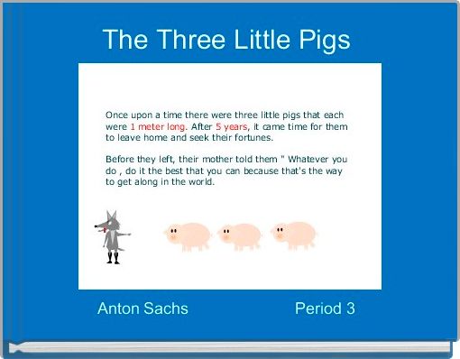 Front cover of 'The Three Little Pigs ' 