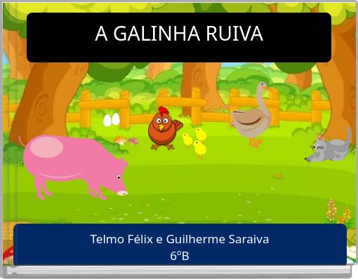 Front cover of 'A GALINHA RUIVA' 