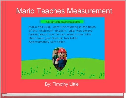 Front cover of ' Mario Teaches Measurement' 