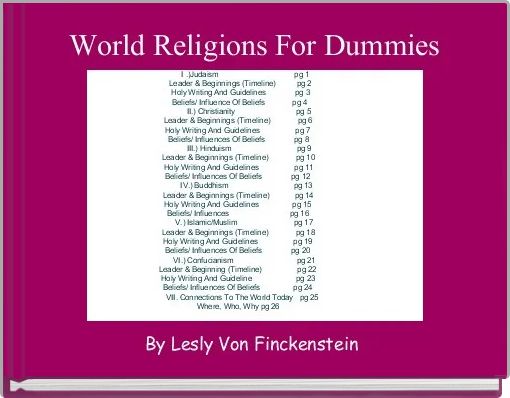 World Religions For Dummies