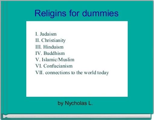 Religins for dummies 