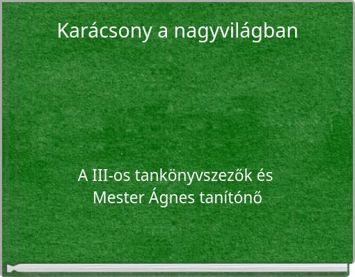 Karácsony a nagyvilágban