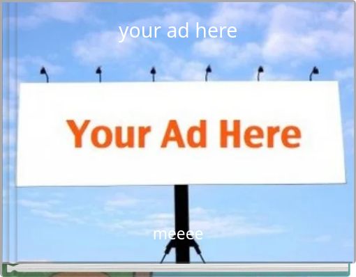 Front cover of 'your ad here' 