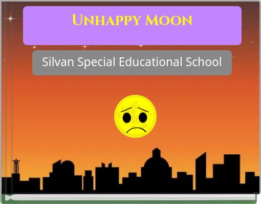 Front cover of 'Unhappy Moon' 