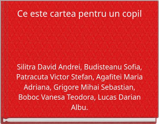 Ce este cartea pentru un copil