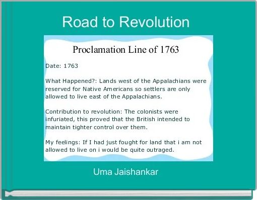 Road to Revolution 