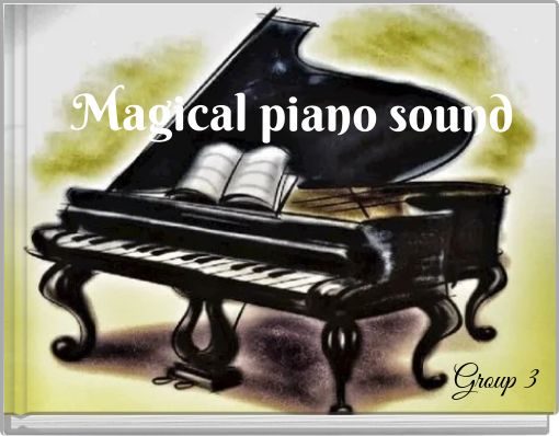 Front cover of 'Magical piano sound' 
